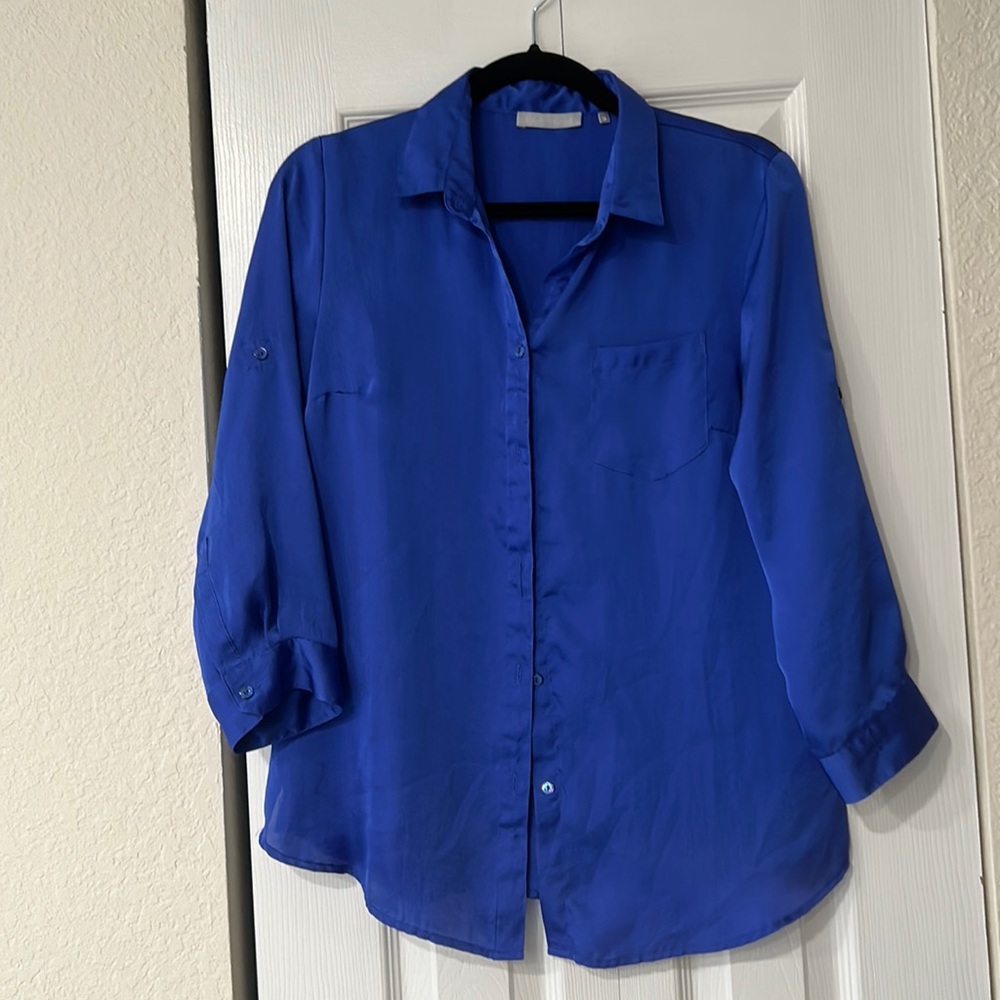 Quarter sleeve polyester women’s top